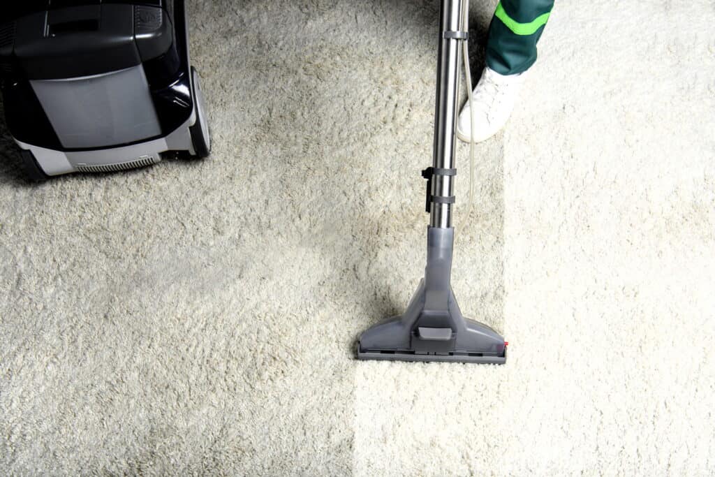 technicians apply various cleaning techniques customized to different carpet