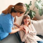 Voted Best Patient Care for Drug Rehab Centers in Louisiana 2026 4 Nurse with a patient