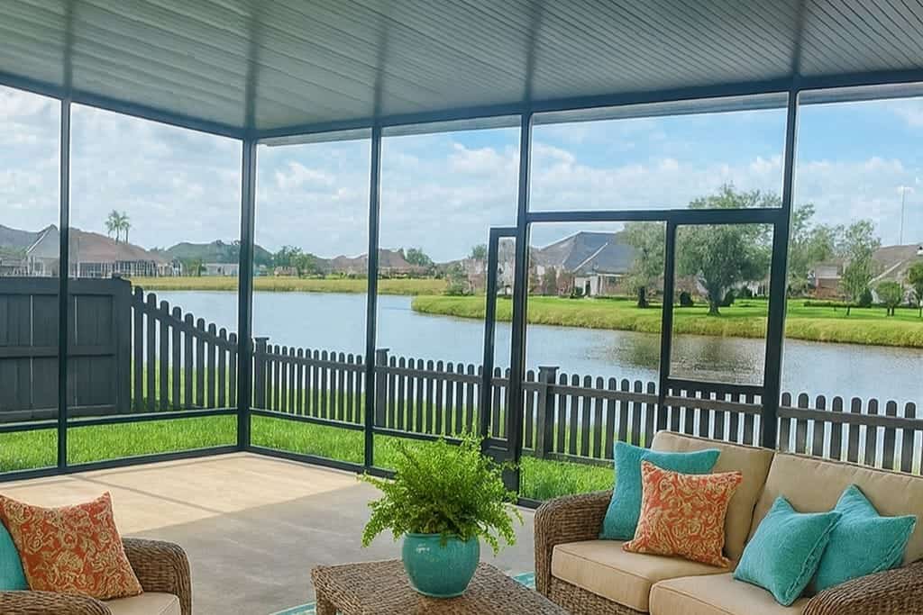 screened patio