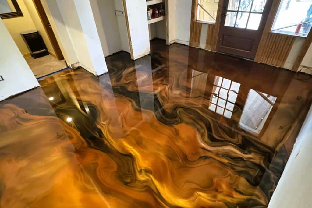 decorative concrete floor